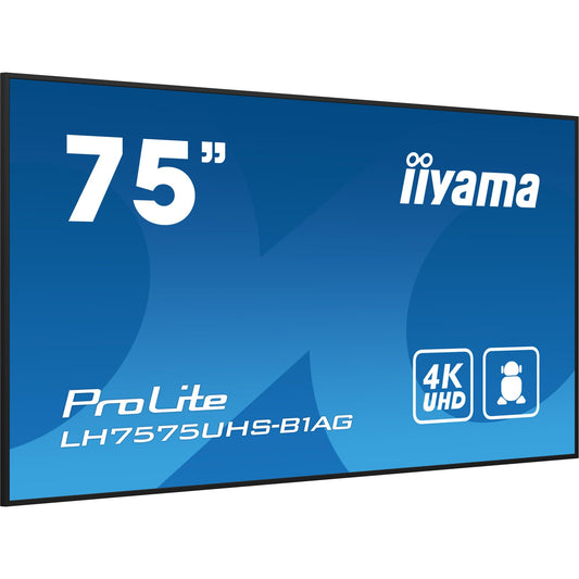IIYAMA- Afficheur professionnel 75   LH7575UHS-B1AG