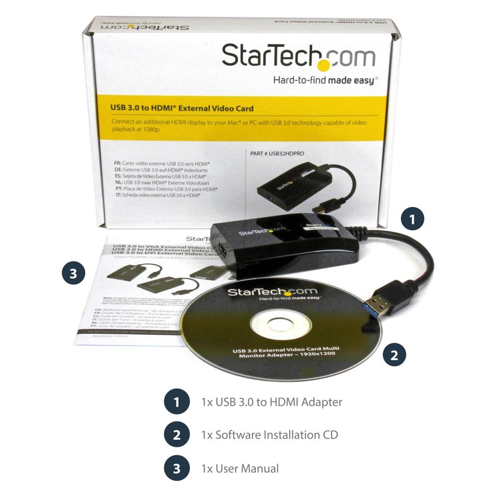 USB 3.0 to HDMI Video Graphics Adapter