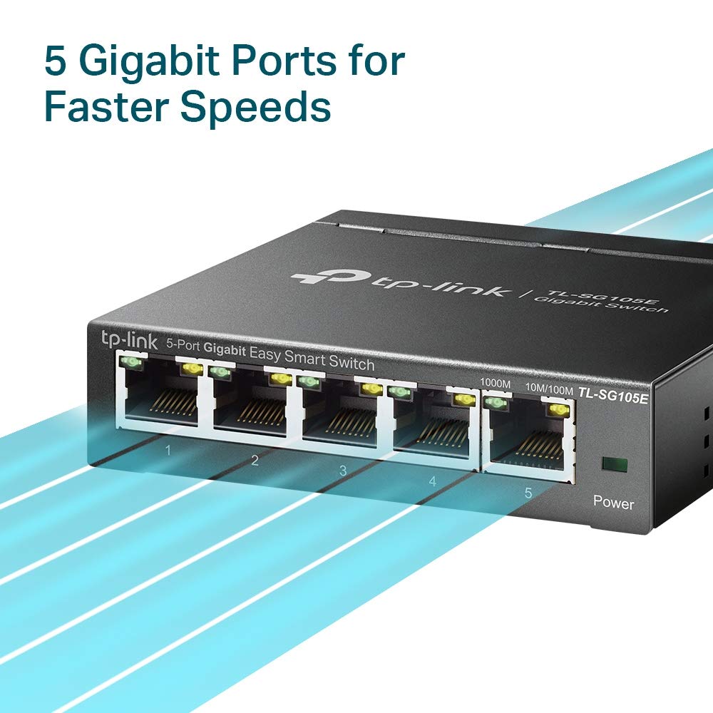 5 Port Gigabit Easy Smart Switch