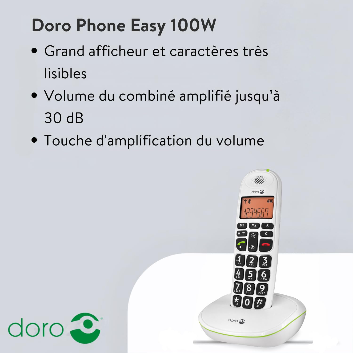 Doro PhoneEasy 100w White