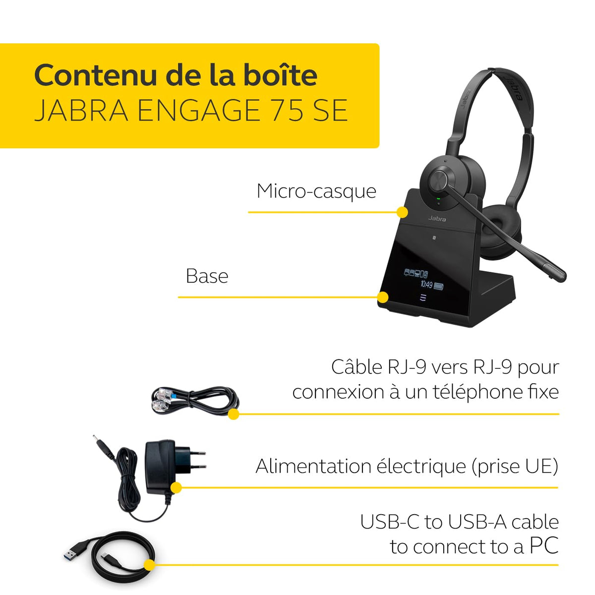 Jabra Engage 75 SE version Stereo