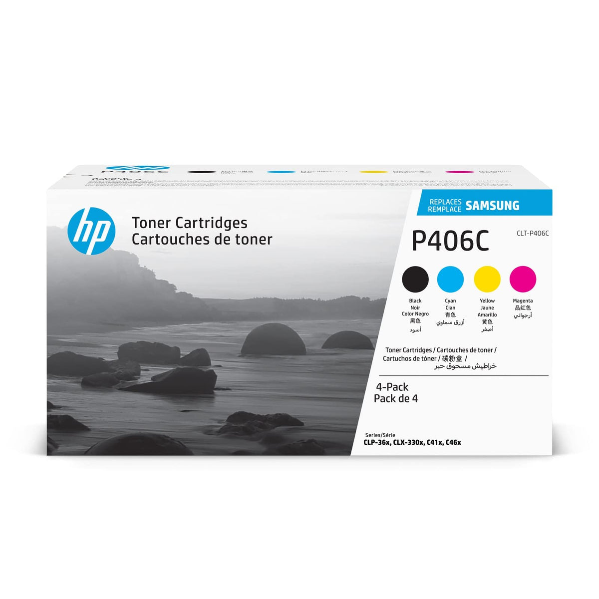 SAMSUNG original Toner cartridge LT-P406Cartridge/ELS 4-pk CartridgeYMK Toner cartridge SU375A