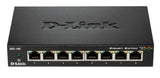 D-LINK 8-port 10/100/1000Mbps Gigabit Ethernet Switch - Metal Housing