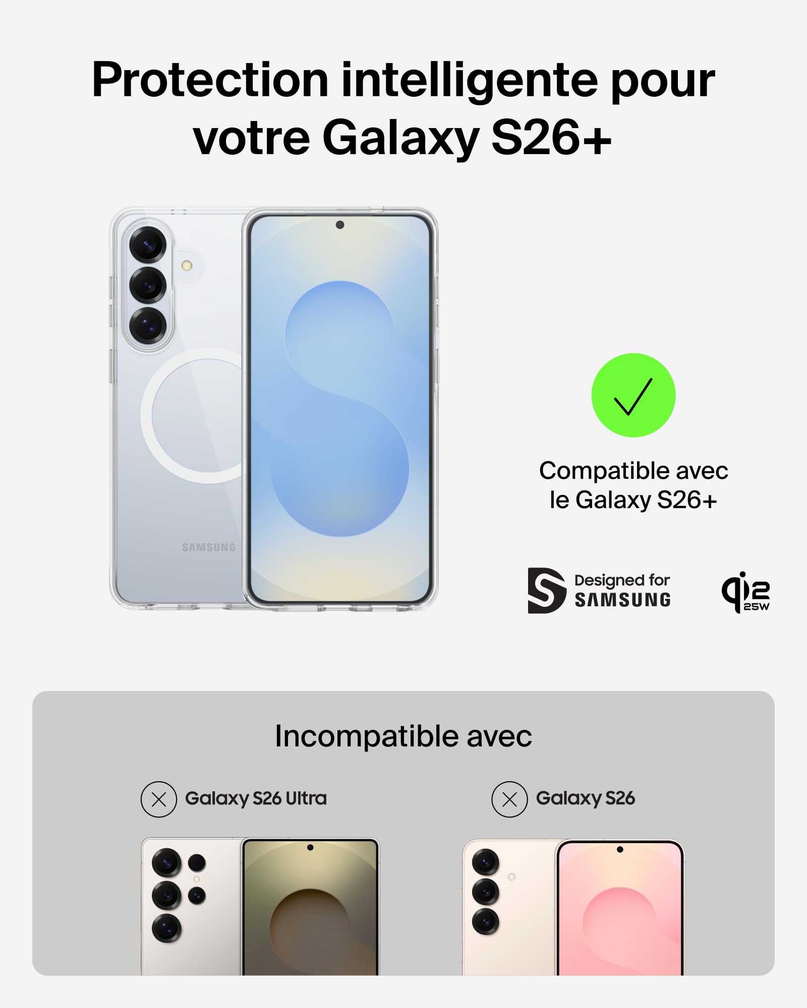 COVER/GRIP TPU/PC D2 SF CLEAR