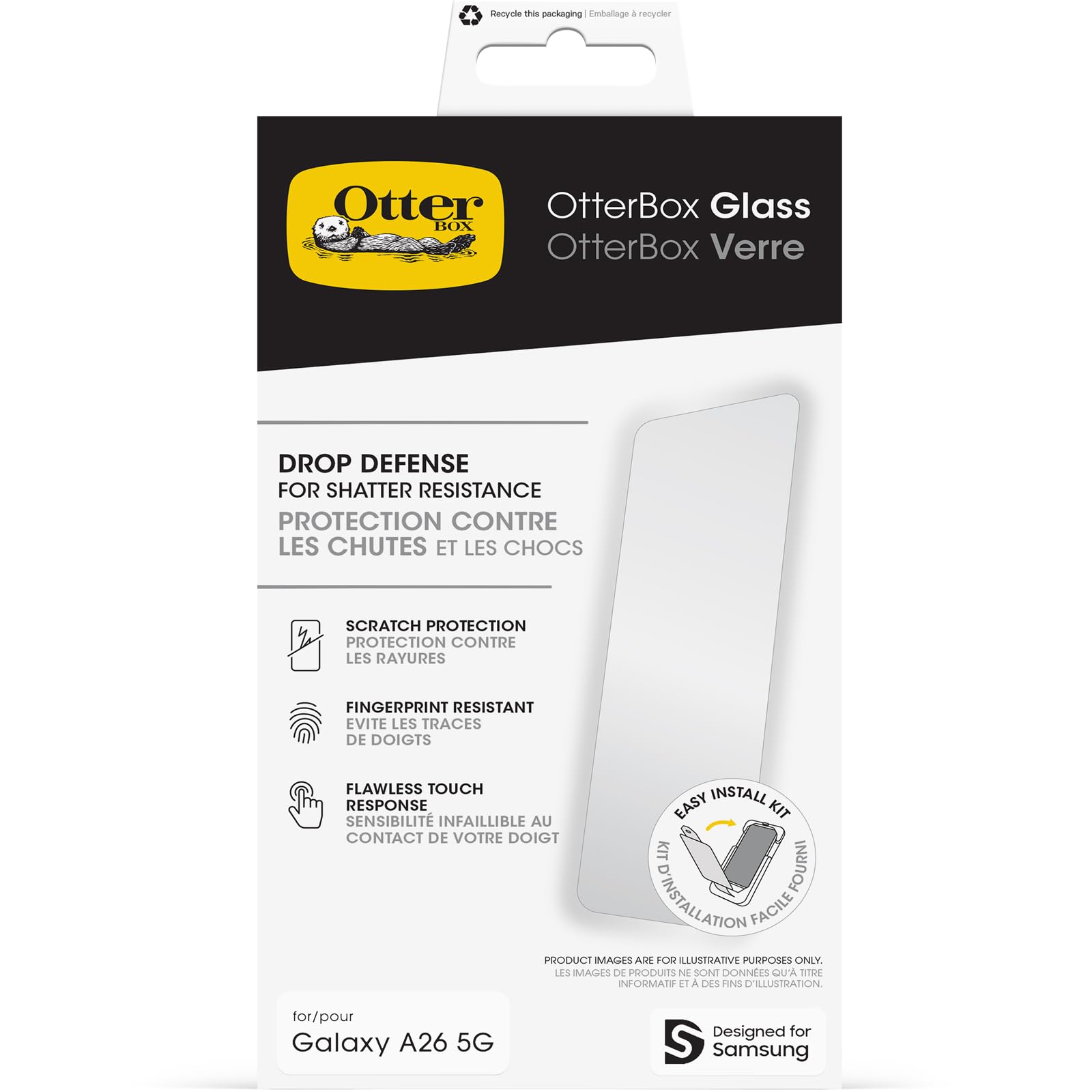 OtterBox Glass Galaxy A26 5G - clear