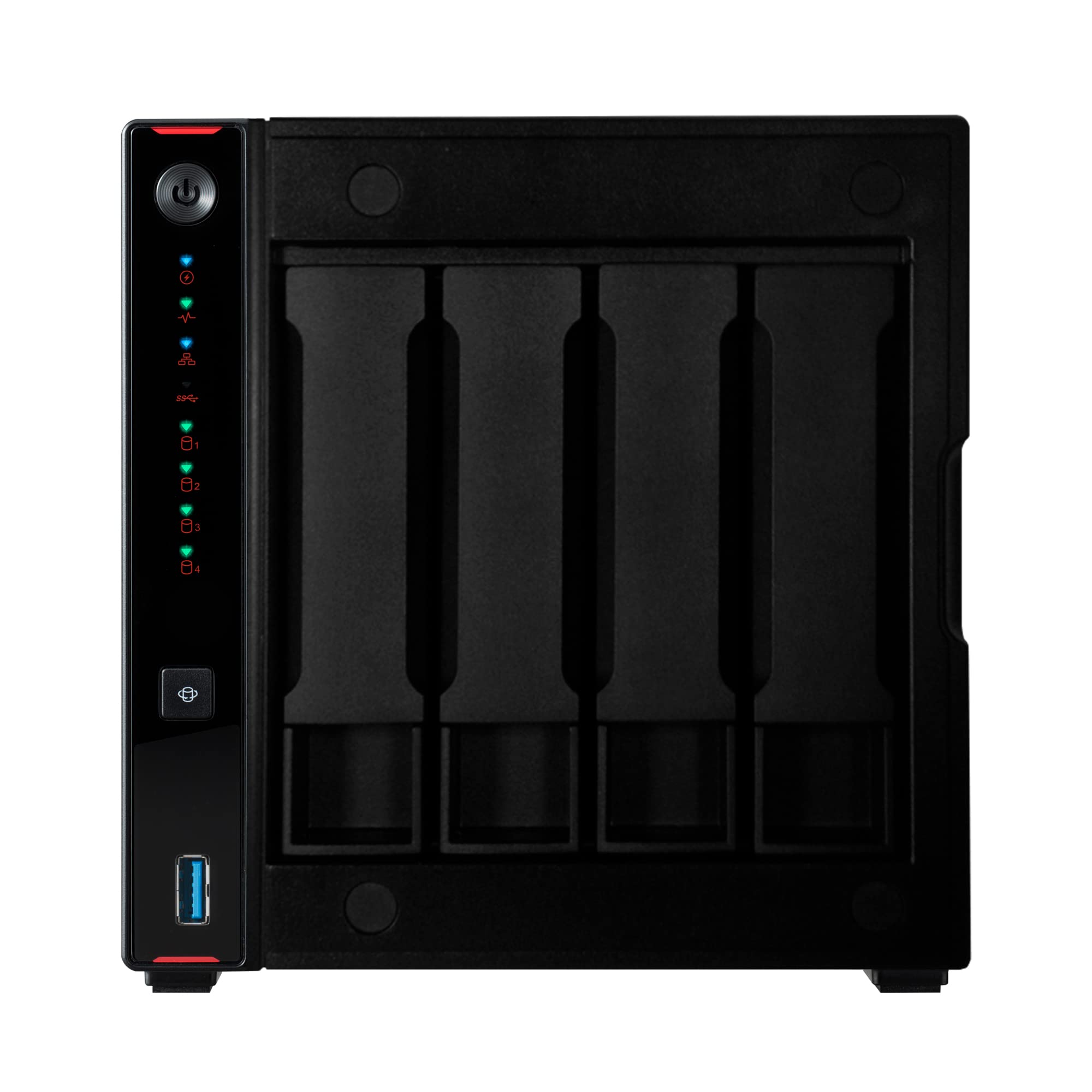 ASUSTOR NIMBUSTOR - AS5404T - NAS 4 baies - Intel Celeron N5105 Quad-Core - 4Go DDR4 - 2.5GbE x2 - NVMe - Tour - Garantie 3 ans