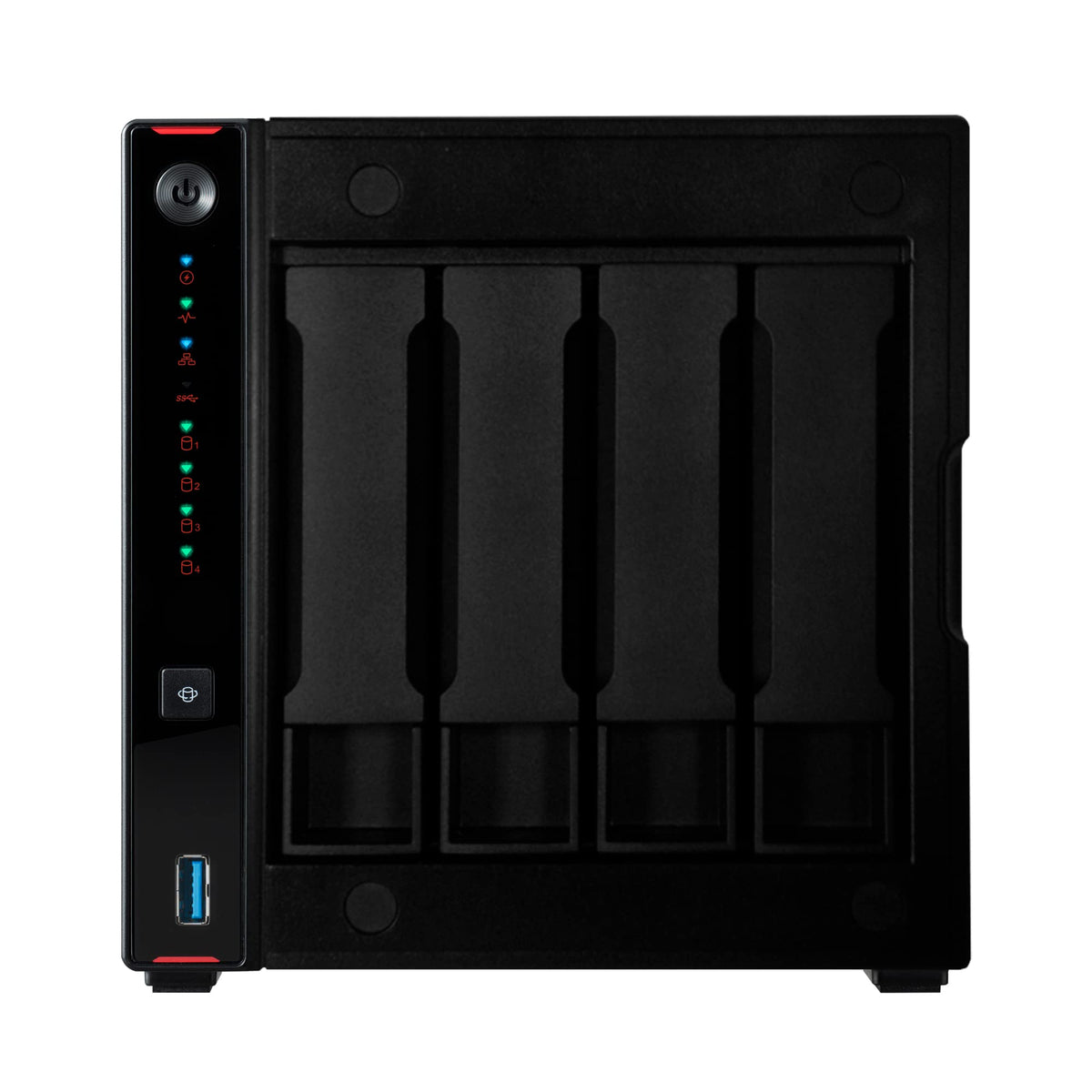 ASUSTOR NIMBUSTOR - AS5404T - NAS 4 baies - Intel Celeron N5105 Quad-Core - 4Go DDR4 - 2.5GbE x2 - NVMe - Tour - Garantie 3 ans