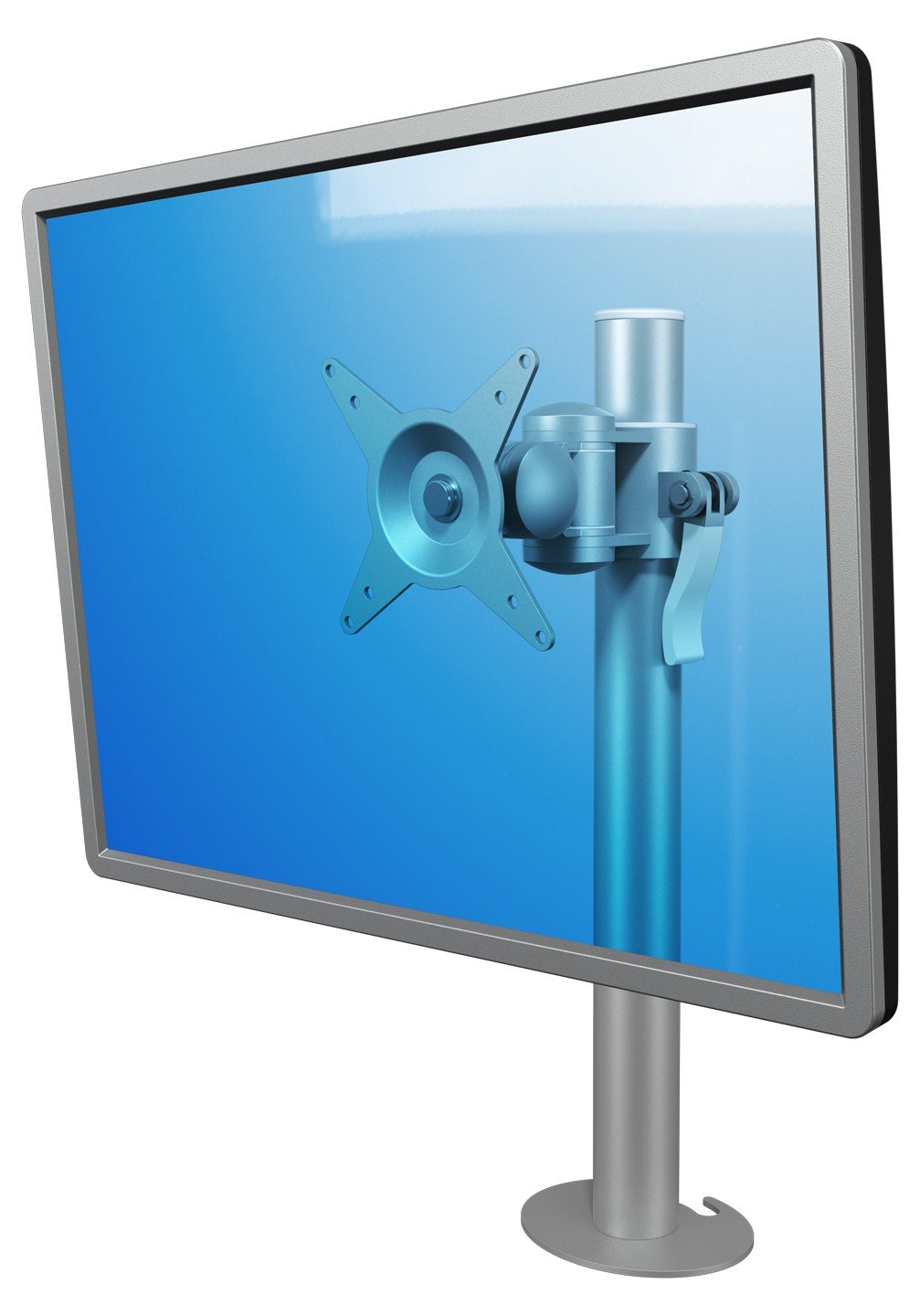 DATAFLEX Support à fixer / pincer Viewmate 52652 - 1 écran