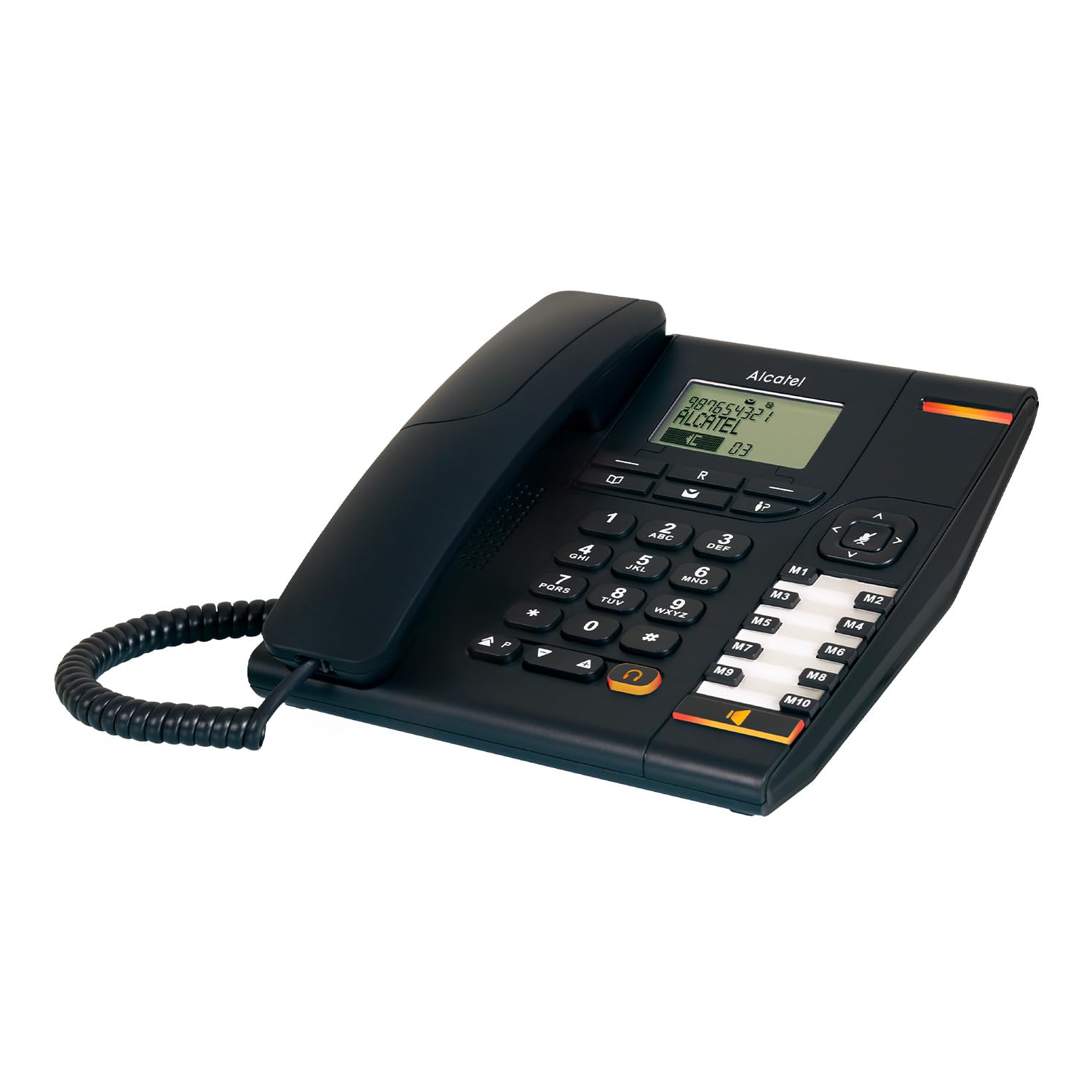 Alcatel temporis 880 téléphone lcd avec prise casque