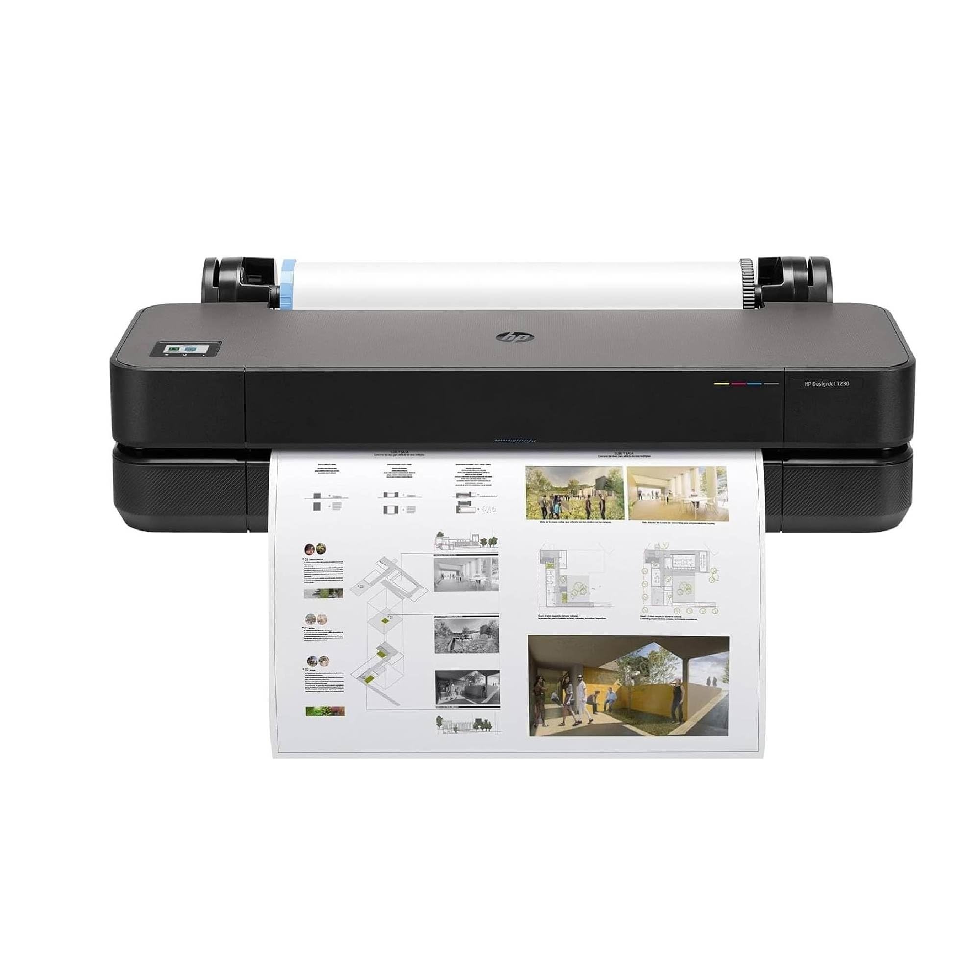 HP DesignJet T230 24p LFP 2025 Colour Ink-Jet A1 ANSI D 2400x1200dpi 0.58 min/page USB LAN Wi-Fi