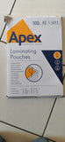 FELLOWES APEX POCHETTES A3 80 MIC 100PK MDD
