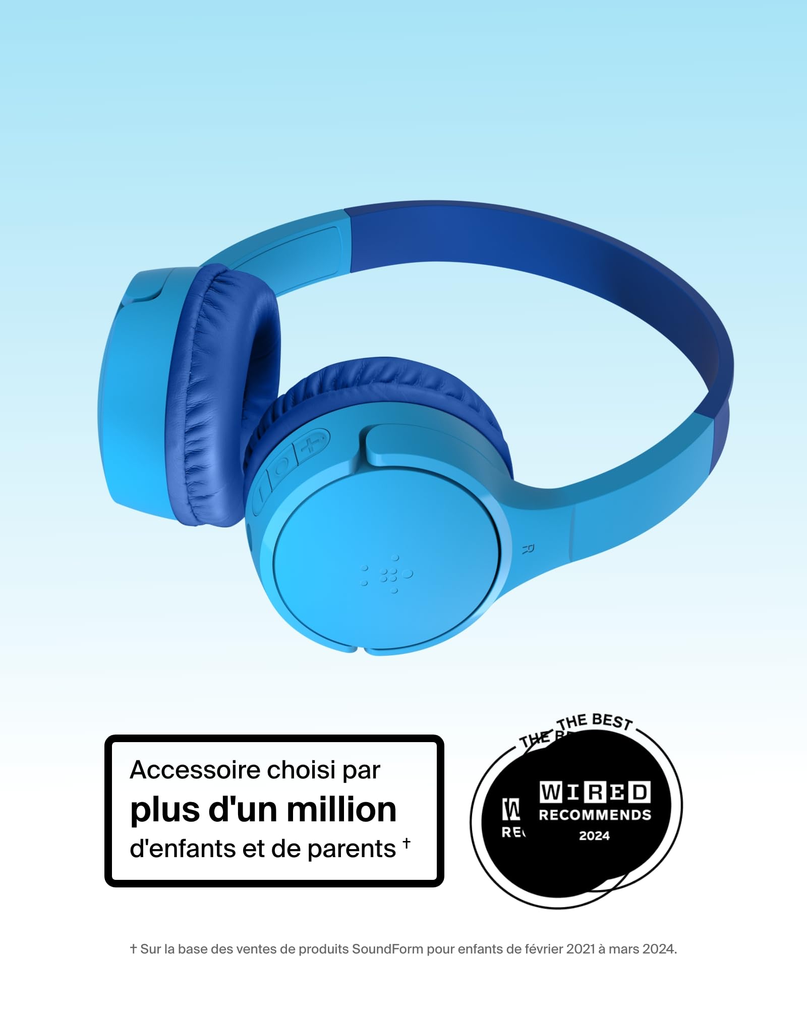 BELKIN Soundform Mini Kids Headphones Blue