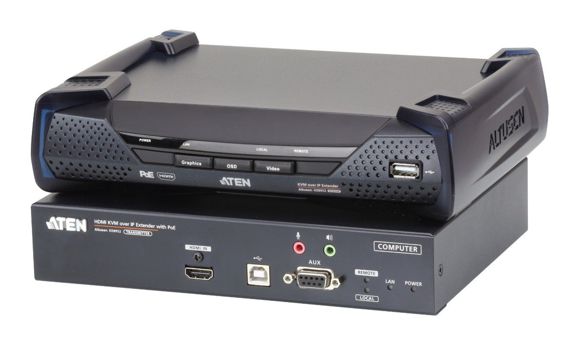 ATEN PREMIUM KE8952T Emetteur prolongateur KVM HDMI 4K/USB IP PoE