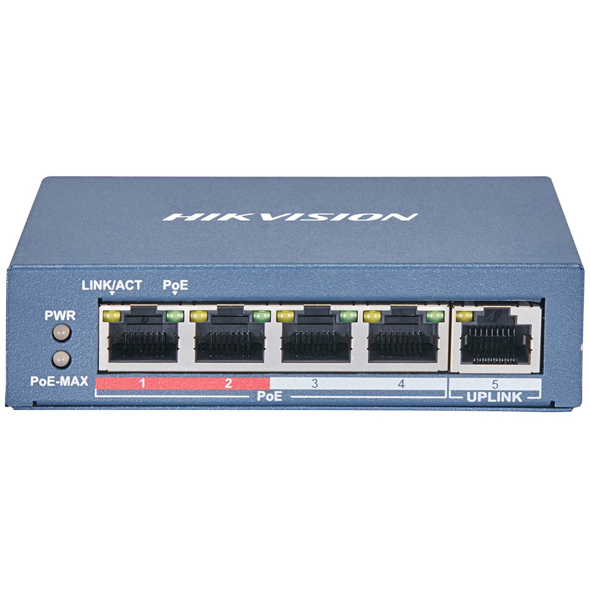 Hikvision DS-3E0105P-E/M(B) 4 Port Fast Ethernet Unmanaged POE Switch
