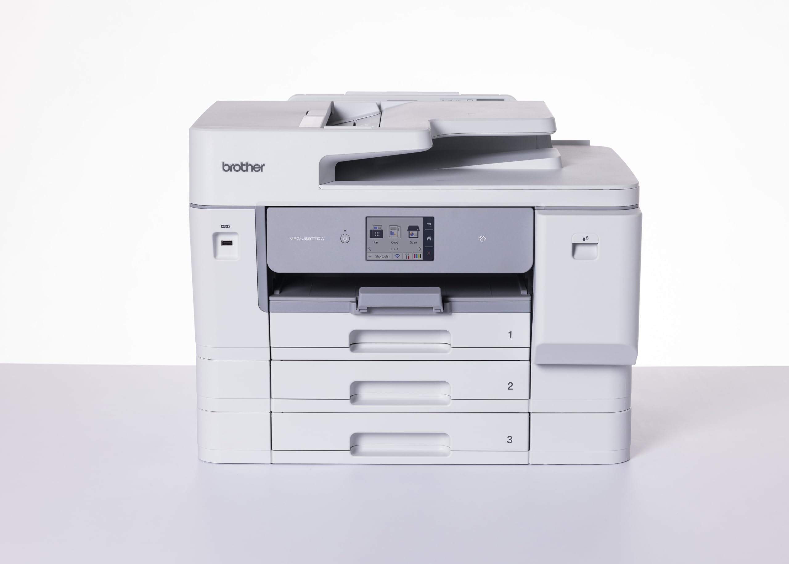 BROTHER MFC-J6977DW Multifonction jet dencre couleur A3 recto-verso intégral 3 bacs papiers de 250 f réseau Wi-Fi 31ipm