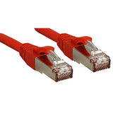 LINDY S/FTP Cat.6 Cable Red 1m LSOH incl. Testprotocol