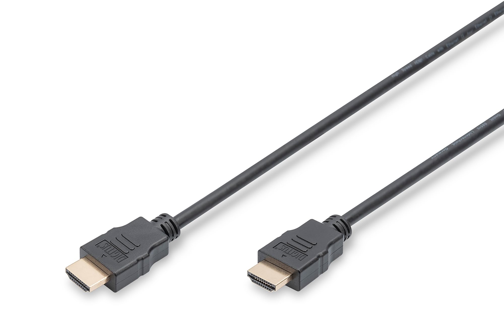 Digitus AK-330114-020-S Câble HDMI Haute Vitesse avec Ethernet 2m Noir