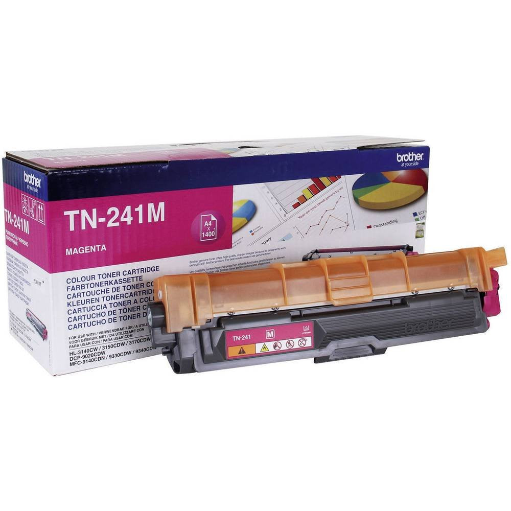BROTHER TN241M HL-3140CW/3150CDW/3170CDW cartouche de toner magenta capacité standard 1.400 pages pack de 1