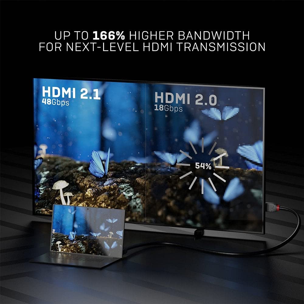 LINDY 3m Ultra High Speed HDMI Cable Anthra Line