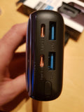 Powerbank 20000mAh pour laptop 45W charge ultra rapide power