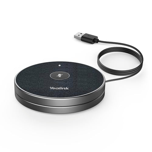 Yealink VCM36-W Microphone Noir