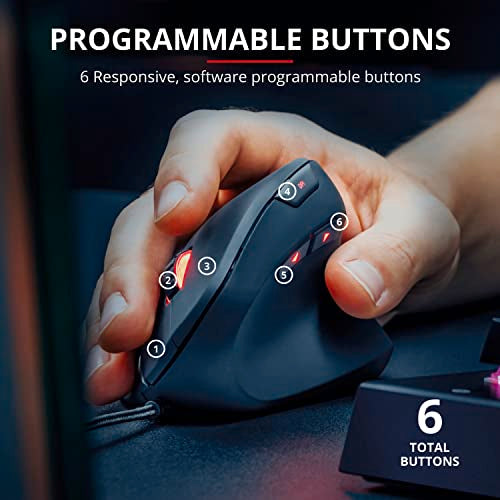 TRUST Souris gaming filaire REXX Ergonomique - GXT144