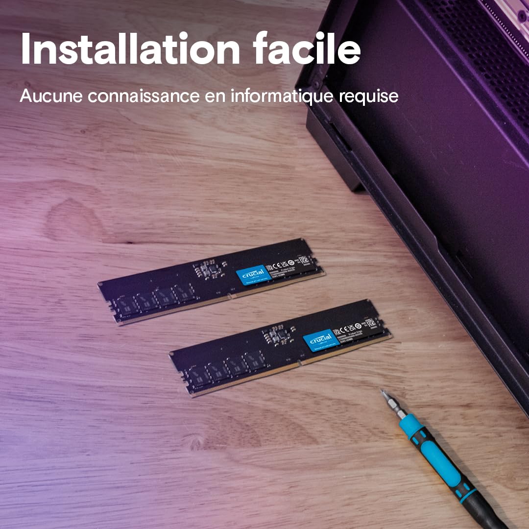 Module de mémoire Crucial CT32G56C46U5 32 Go 1 x 32 Go DDR5