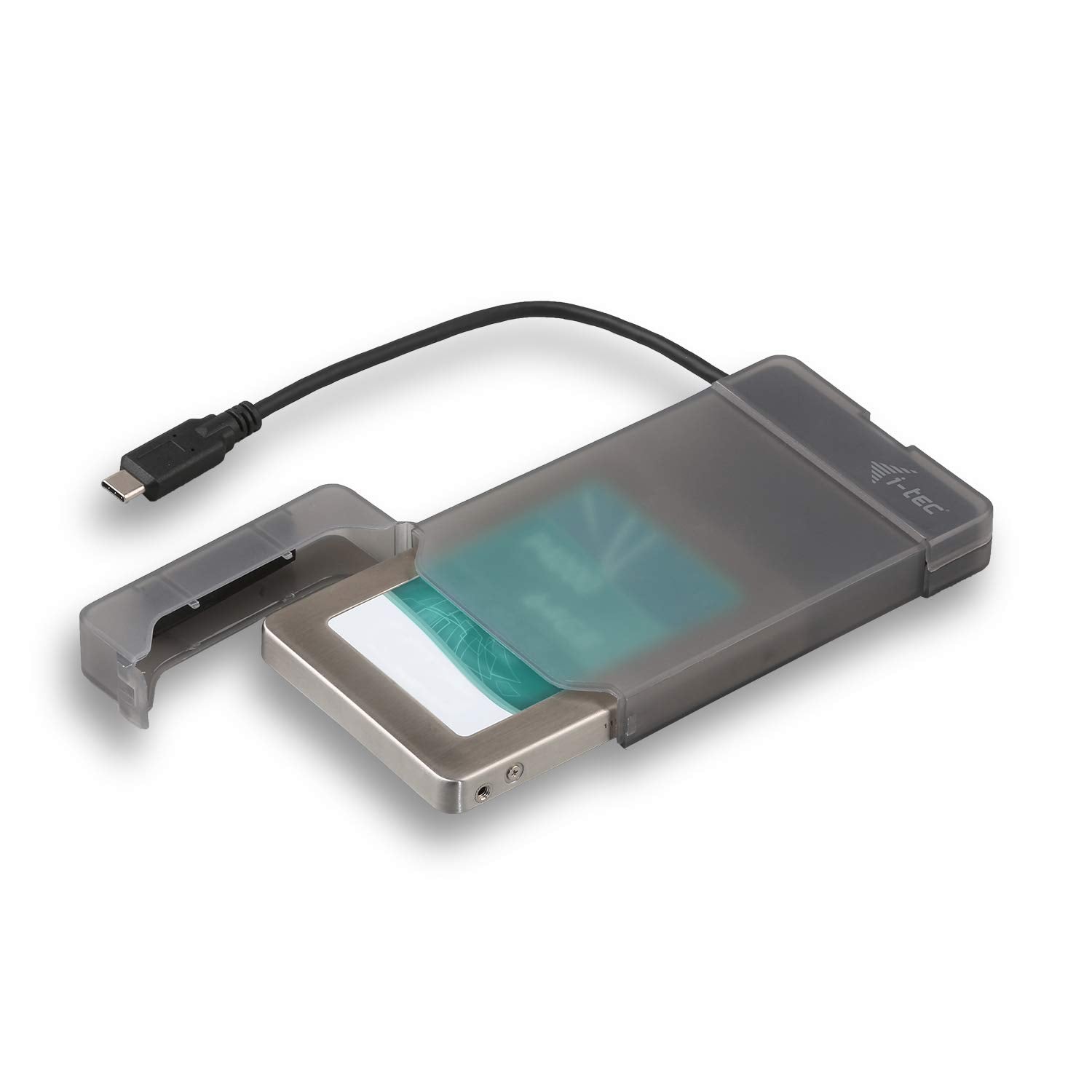 I-TEC USB-C Advance My Safe Easy Case 6.4cm 2.5p external hard disk case for SATA HDD SSD USB-C 3.1 10Gbps compatible with TB3