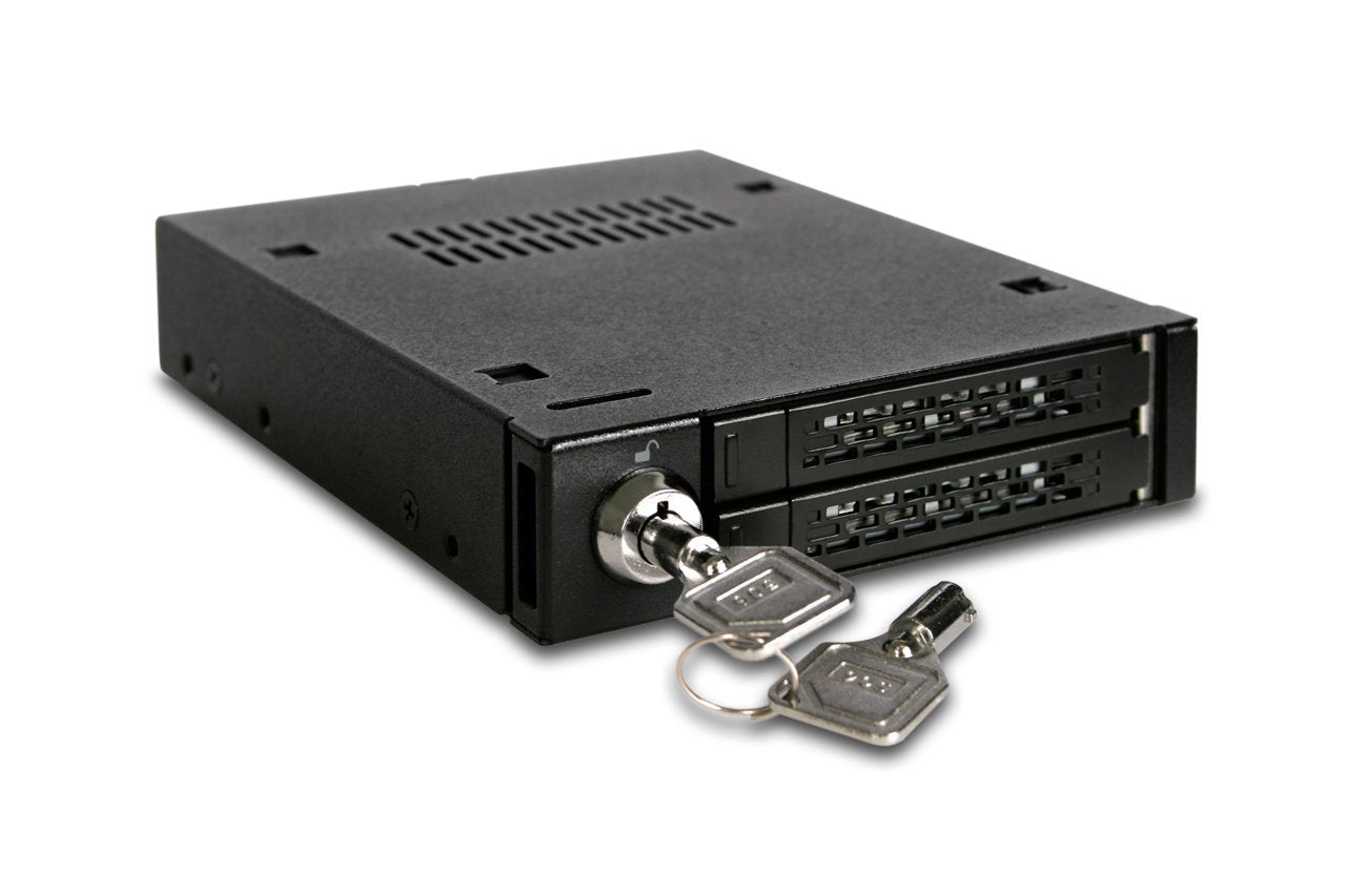 ICY DOCK Rack amovible MB992SK-B 2 disques SATA 2.5"