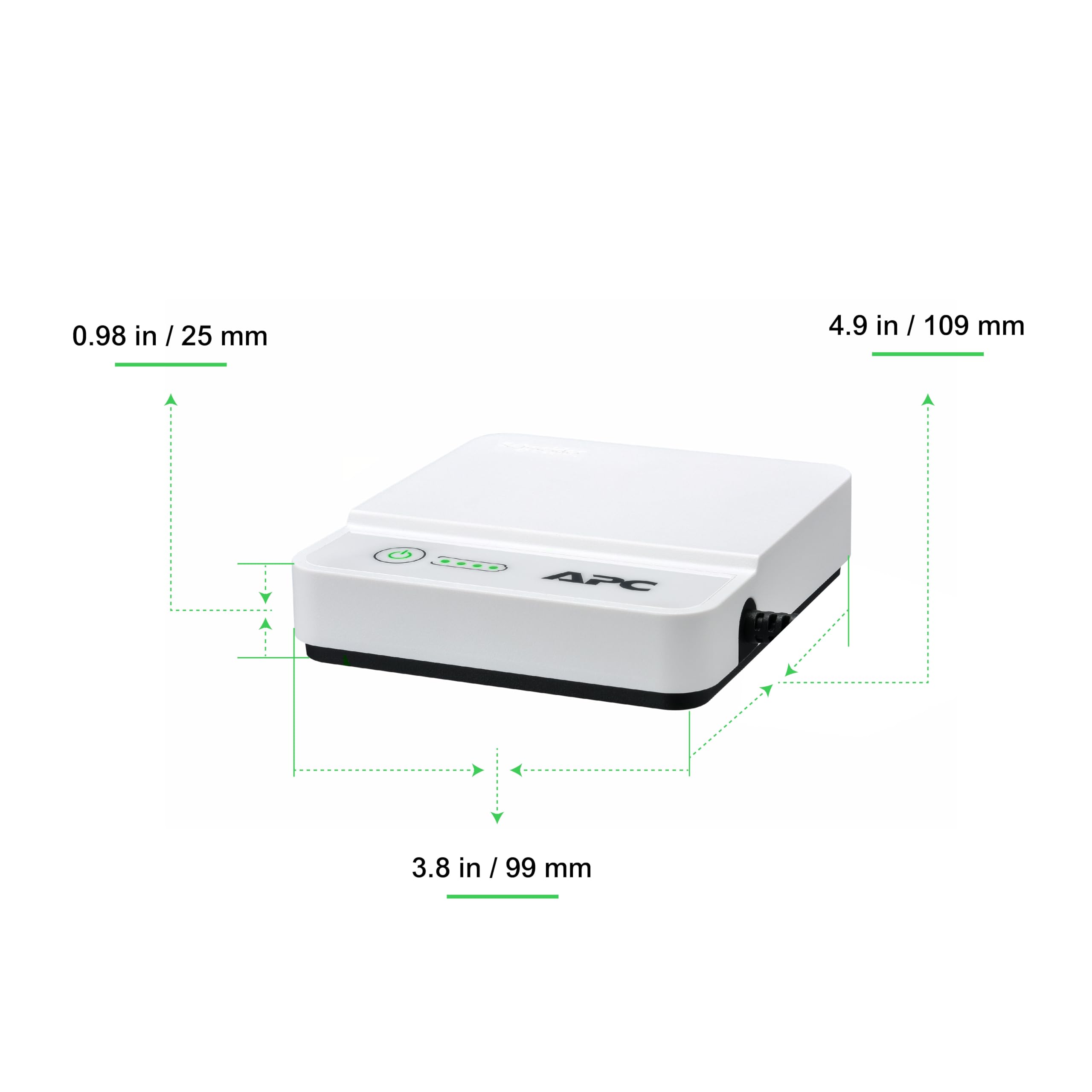 APC Back-UPS Connect UPS 12V 36Watt 27.75 Wh output connectors 1 white