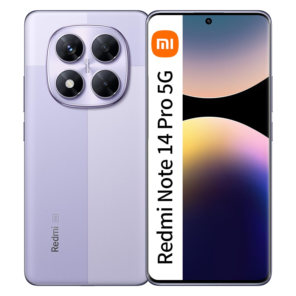 Xiaomi Redmi Note 14 Pro 5G (Double Sim - 6.67", 256 Go, 8 Go RAM) Violet