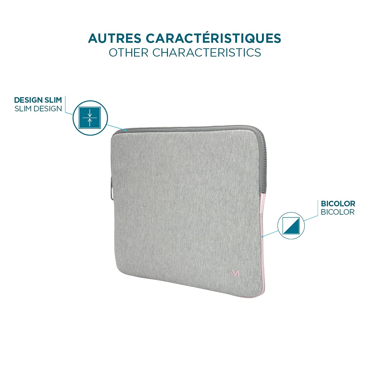 Skin Memory Foam 12.5-14'' Grey Pink