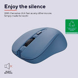 TRUST Souris sans fil silencieuse MYDO SILENT Bleue - ECO