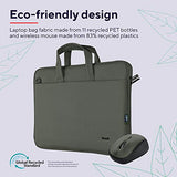 TRUST Bundle sacoche BOLOGNA 16p + souris sans fil YVI+ - Green
