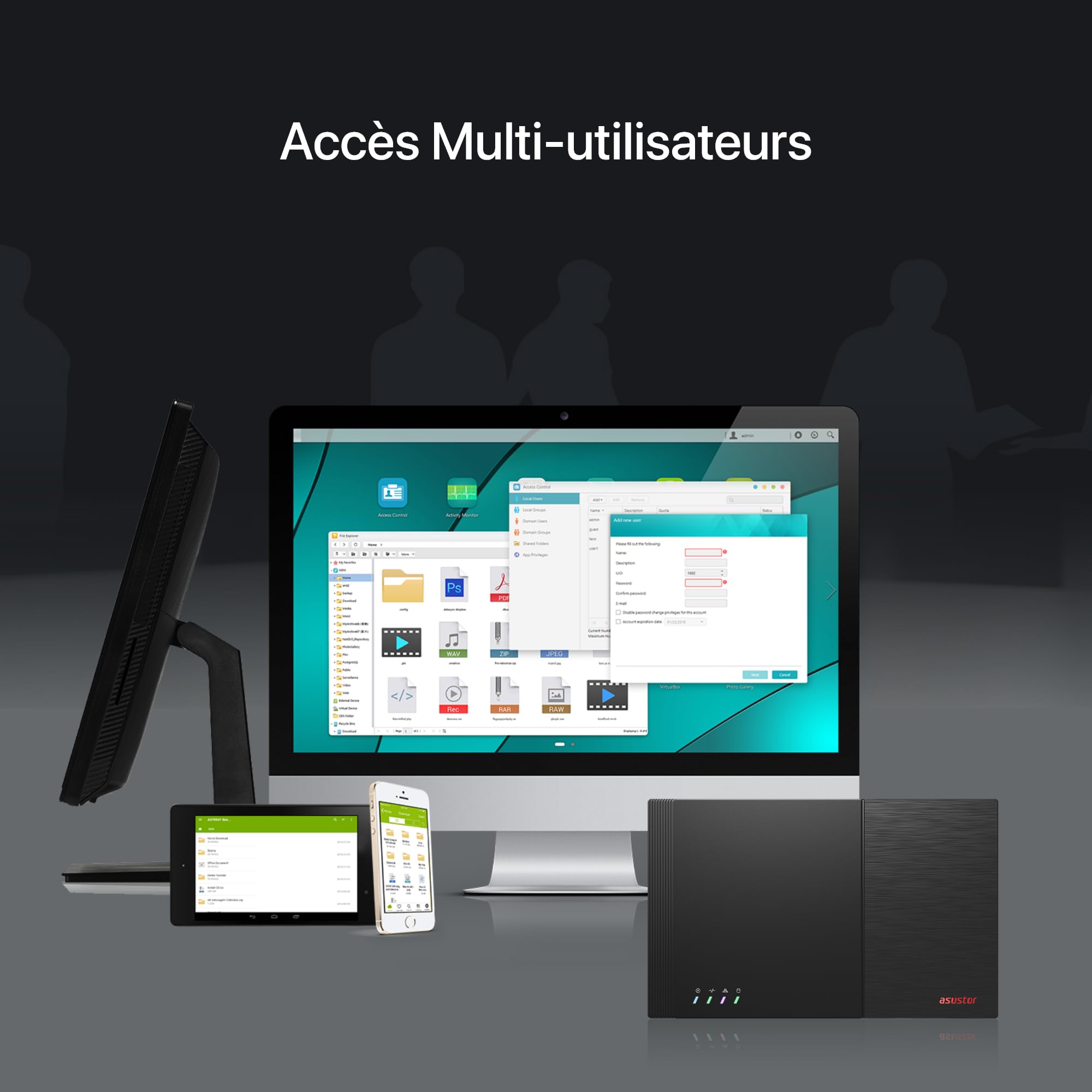 ASUSTOR FLASHSTOR 6 - NAS 6 baies M.2 - Intel Celeron N5105 Quad-Core 2.0 GHz - 4Go - 2.5 GbE - USB - Garantie 3 ans
