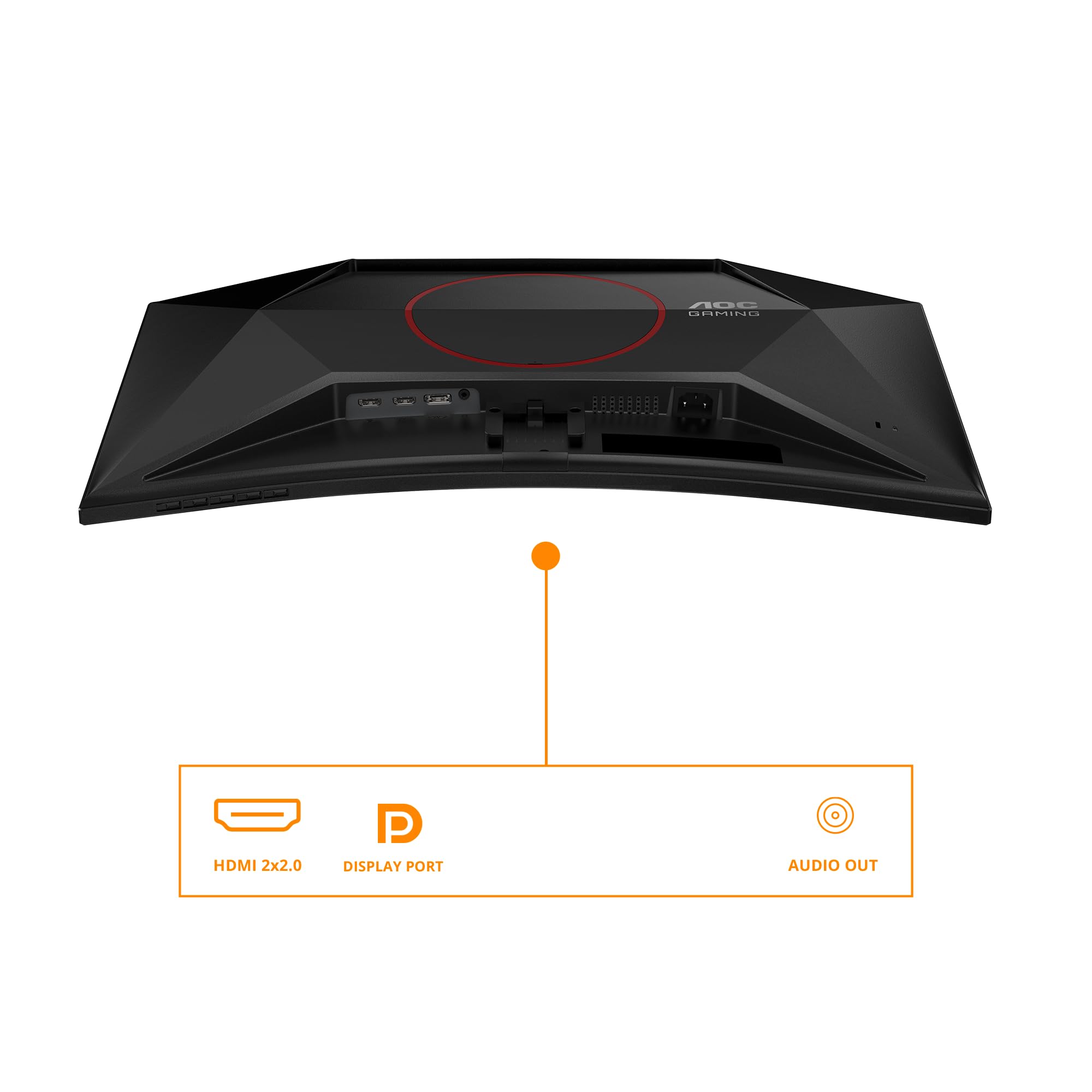 AOC C27G42E 27p Curved Fast VA 180Hz 1ms 300cd/m2 HDMI 2.0x2 DP1.4 Speakers