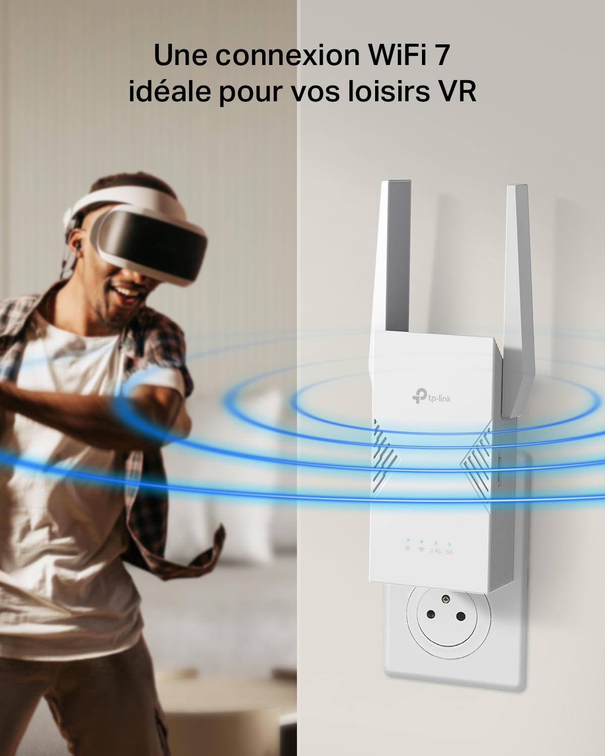 TP-LINK BE3600 Dual-Band Wi-Fi 7 Range Extender