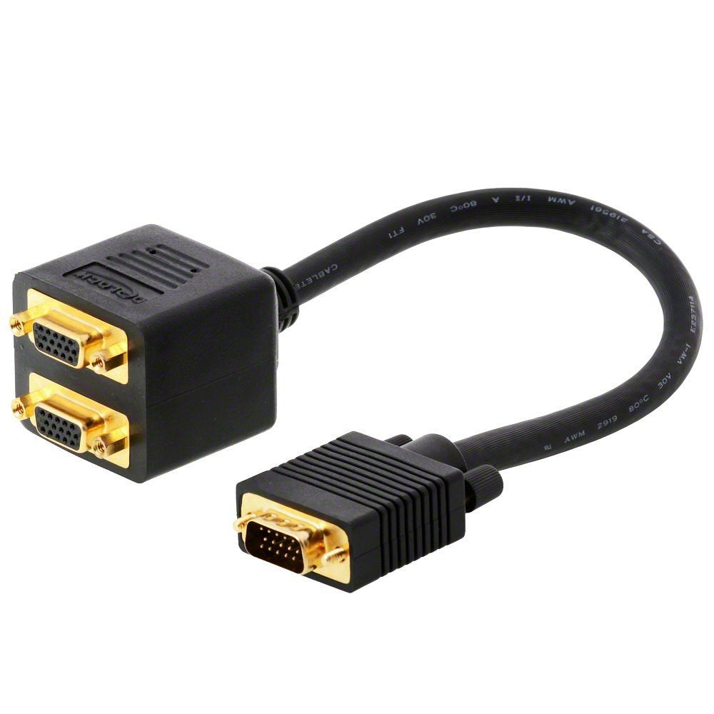 DELOCK Adaptateur VGA M vers 2 VGA F