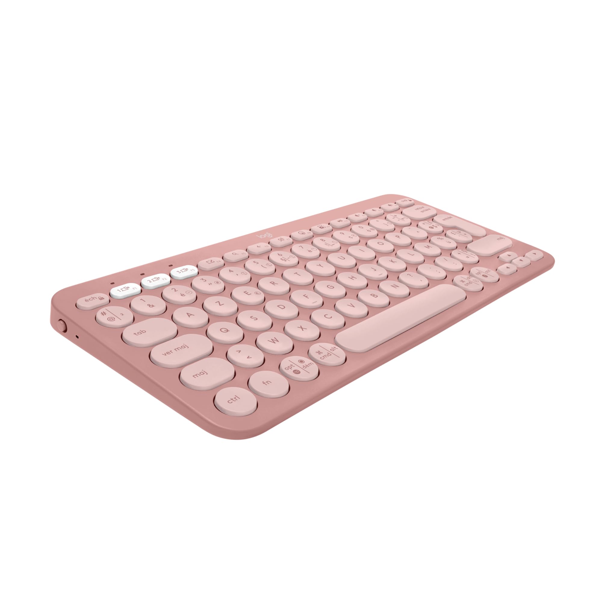LOGITECH Pebble Keys 2 K380s - TONAL ROSE - (FRA) - BT - N/A - CENTRAL-419 - UNIVERSAL