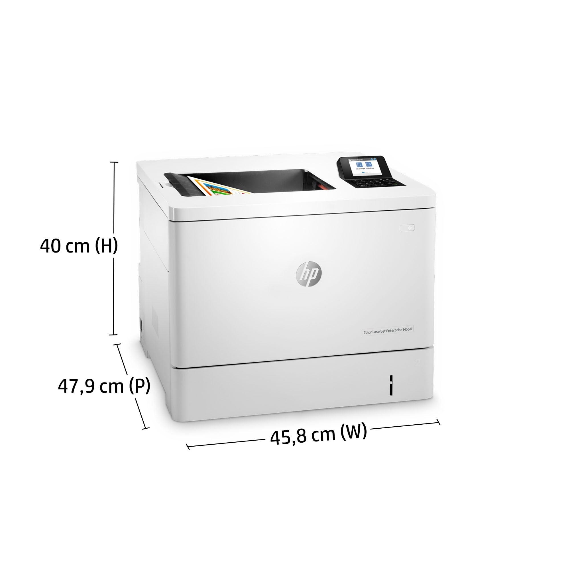 HP Color LaserJet Enterprise M554dn produit neuf emballage abimé A4 color laser USB 33ppm (P)
