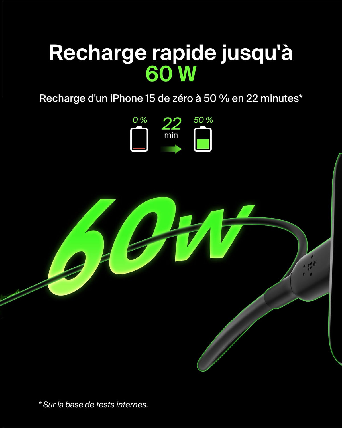 BELKIN BOOST CHARGE USB-C to USB-C 2.0 Cable PVC 1M Black
