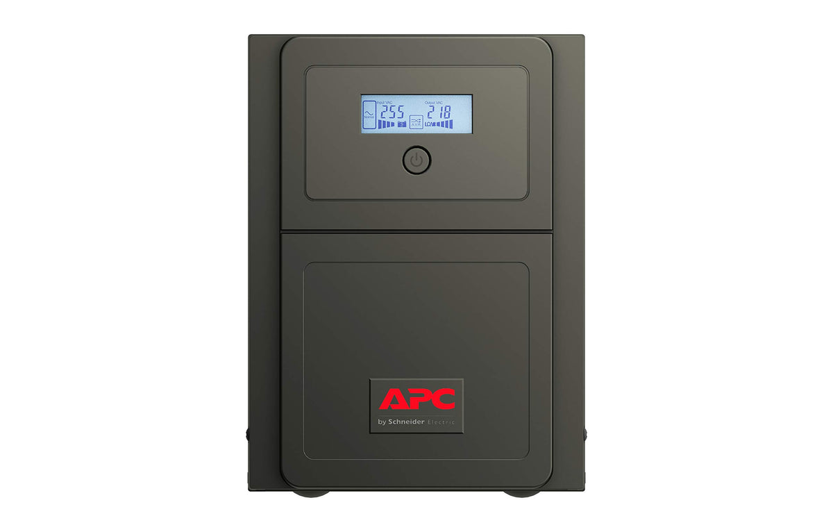 APC Easy UPS SMV SMV750CAI UPS AC 220/230/240V 525Watt 750VA 7Ah USB RS-232 output connectors 6