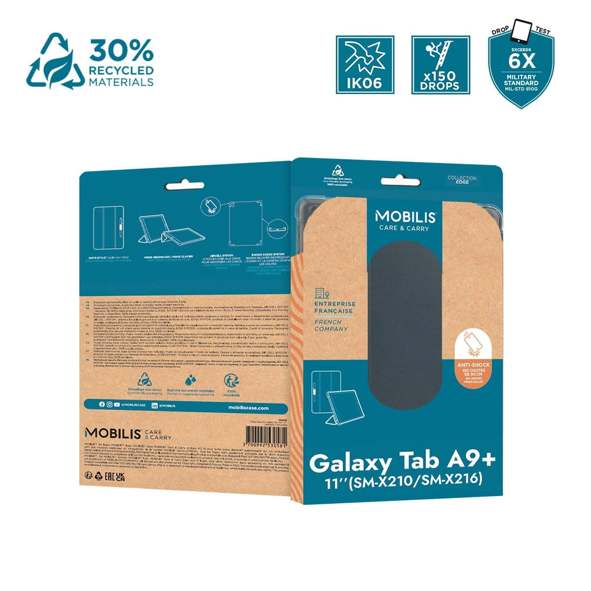 COQUE DE PROTECTION FOLIOPOUR GALAXY TAB A9+ 11++