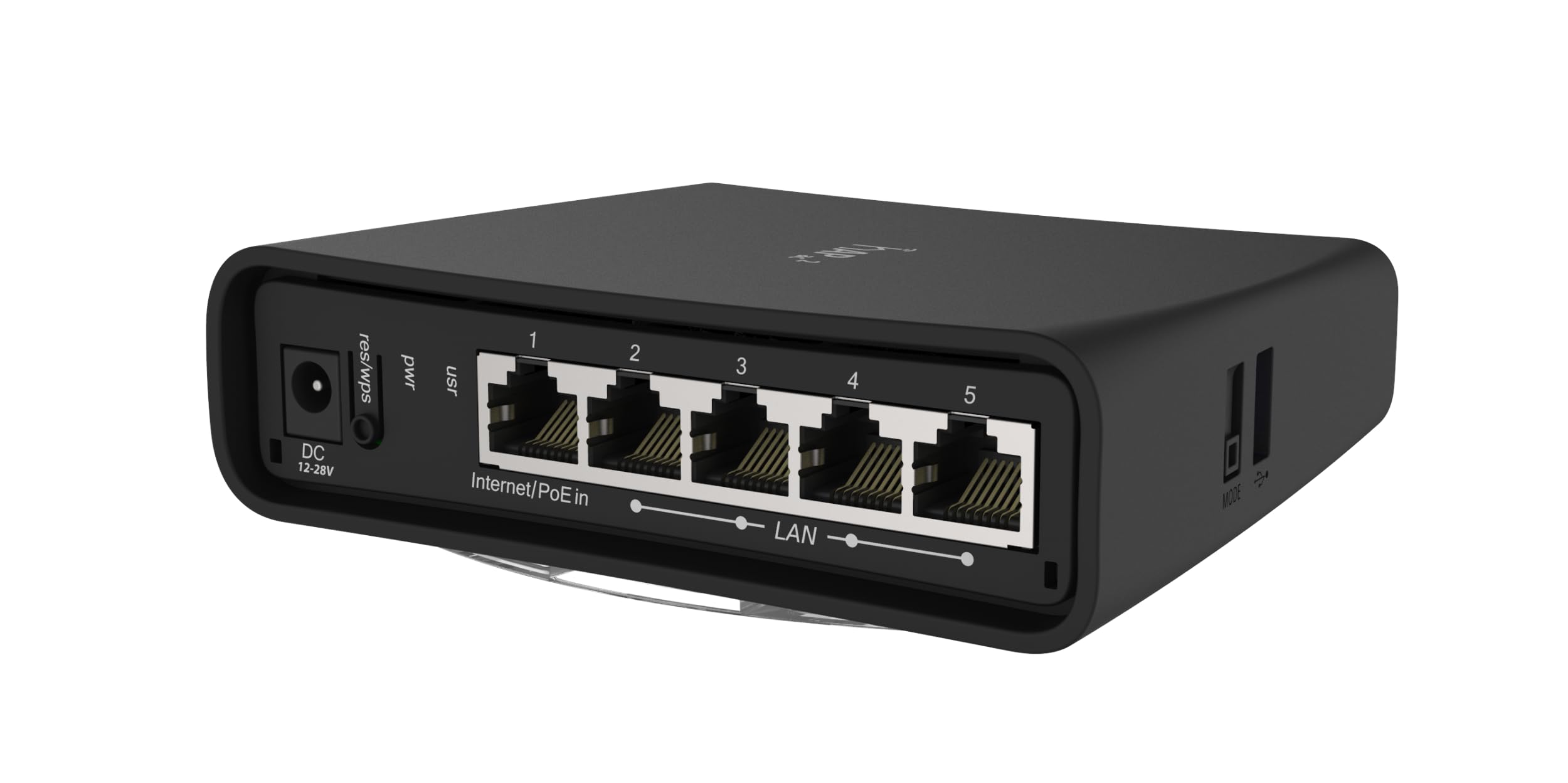 Mikrotik hAP ac2 Noir Connexion Ethernet, supportant l'alimentation via ce port (PoE)
