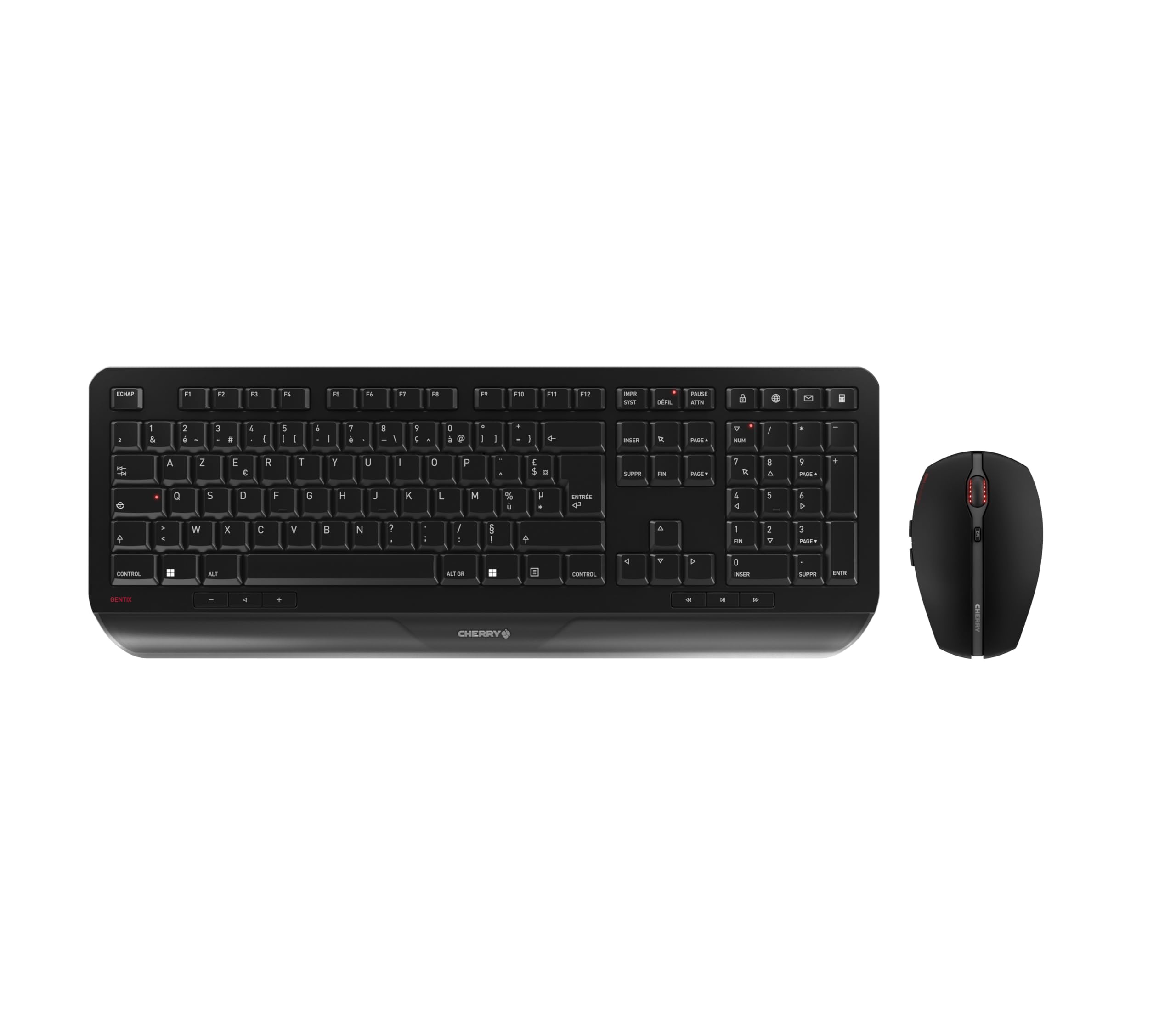 CHERRY Pack clavier & souris GENTIX DESKTOP sans fil noir