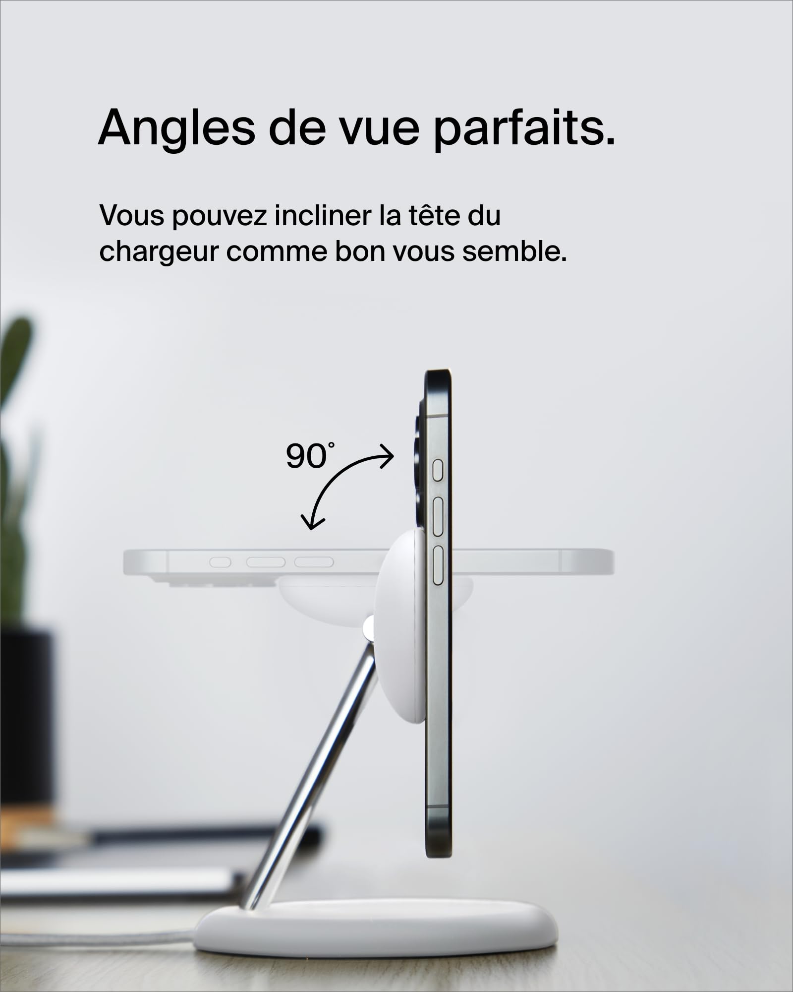 BELKIN BOOST CHARGE PRO 3in1 Qi2 15w Magnetic Adjustable Charging Stand