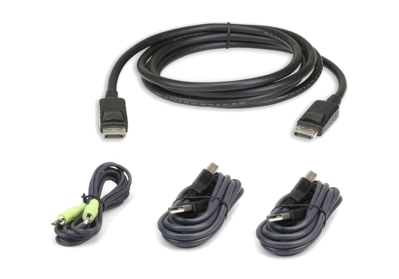 ATEN 2L-7D03UDPX4 CABLE KVM DisplayPort USB audio - 3 m