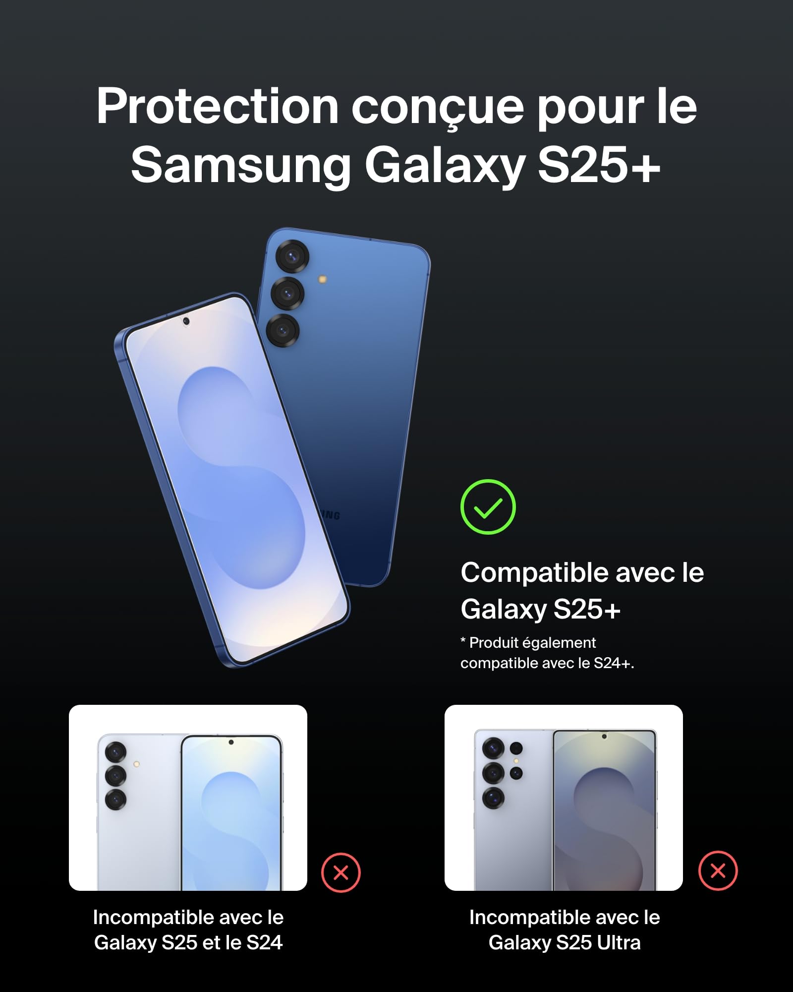 BELKIN Invisiglass AM Screen Protector - Samsung S25+