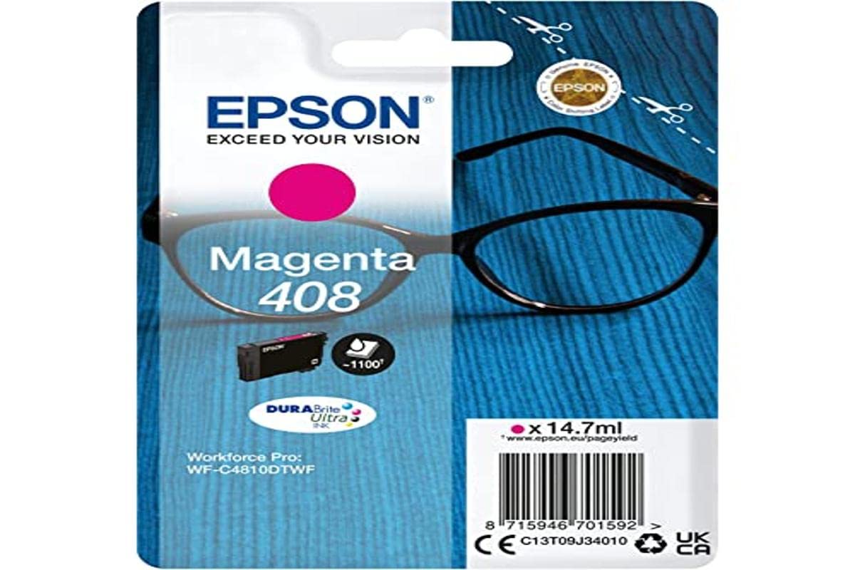 EPSON 2LB Singlepack Magenta 408 DURABrite Ultra Ink