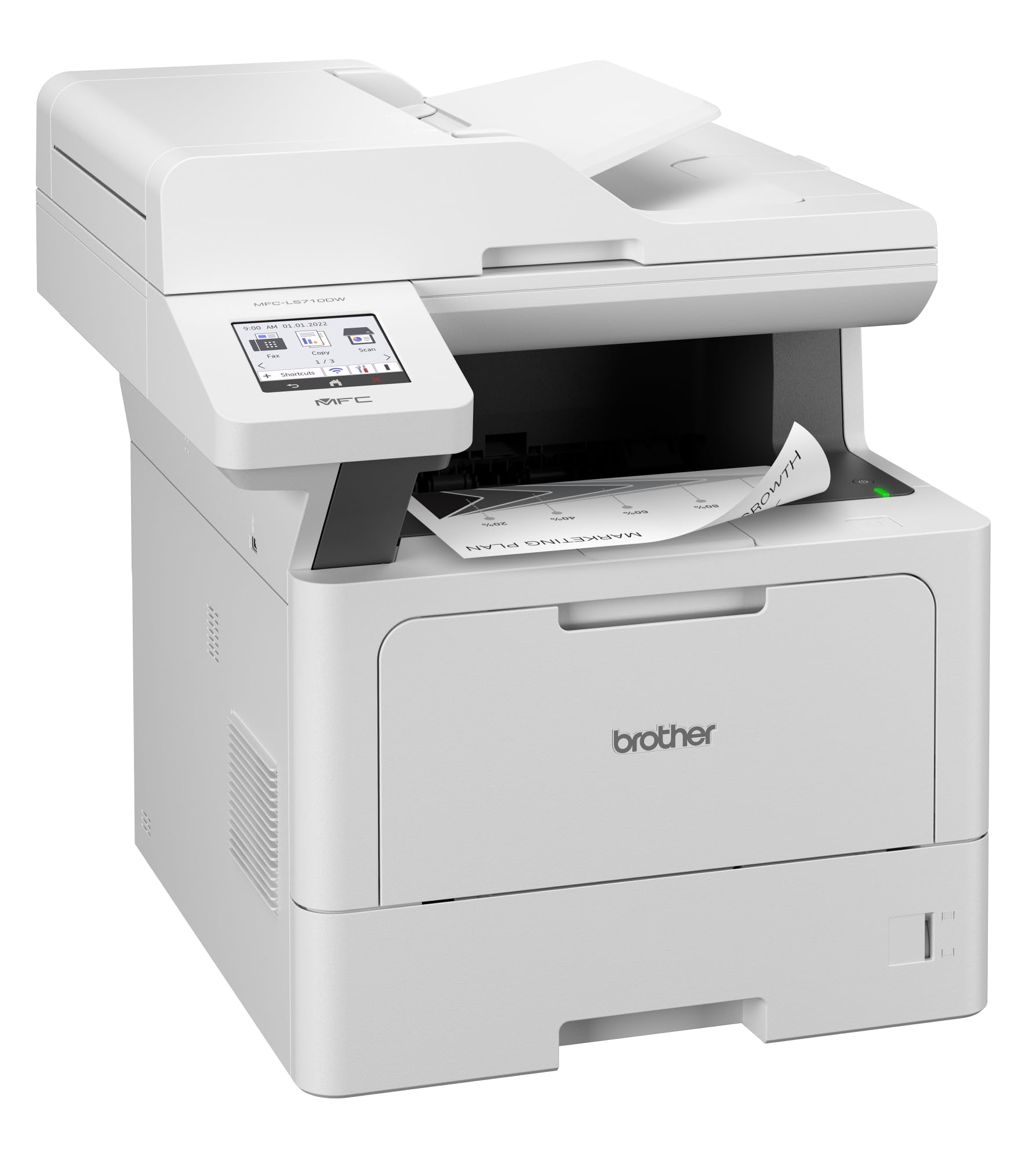 BROTHER MFC-L5710DW MFP Mono B/W laser A4 210x297mm A4 48ppm 350 sheets USB 2.0 Gigabit LAN Wi-Fi USB 2.0 host